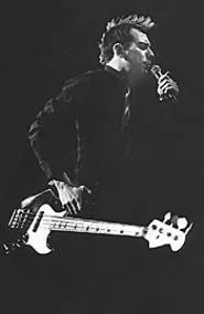 Anti-Flag bassist #2, leading the crowd at the Agora - Thursday, January 15. - WALTER NOVAK
