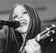 Avril Lavigne goes acoustic at the Strongsville mall. - WALTER NOVAK