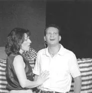 Big boy Joe Fornadel, with Beth Yager.