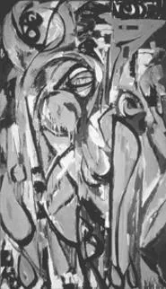 "Birth," by Lee Krasner, oil on canvas.