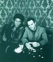 Black from the dead: Richard Brooks, left, and Clayton Rohner are the mod squad in good vs. evil.