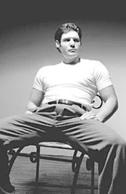 Brooding dude: Stanley contemplates life and stuff in - A Streetcar Named Desire.