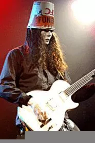 Buckethead, shredding at the Odeon November 2. - WALTER NOVAK