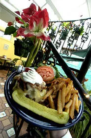 Burgers are always in fashion at venerable Heck's. - WALTER NOVAK