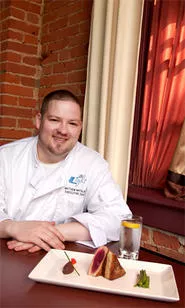 Chef Matt Mathlage goes postmodern with his salade ni?se. - EARTHA GOODWIN