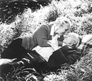 Claire and Andreas, babbling by the brook.