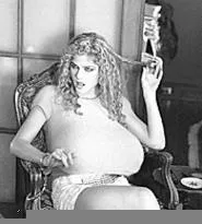 Clarice went a little overboard on the boob job.