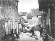 "Courtyard With Painters," artist unknown.