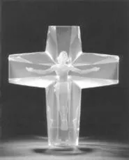 "Cross of the Millennium," Frederick Hart, acrylic - resin.