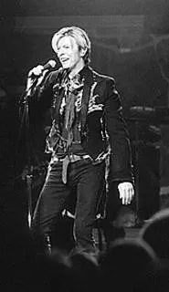 David Bowie, all smiles at the CSU Convocation - Center, Wednesday, January 7. - WALTER NOVAK