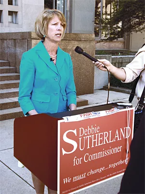 Debbie Sutherland is the first legitimate Republican candidate in a decade.