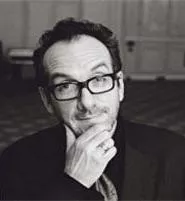 Elvis Costello, seen here in his quizzical phase.