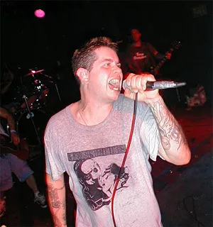 Face Value frontman Tony Erba tears it up at a 2006 reunion.