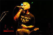 Frontman Billy Crooked at the Vacancies CD-release party at the Jigsaw Saloon. - WANDA SANTOS-BRAY