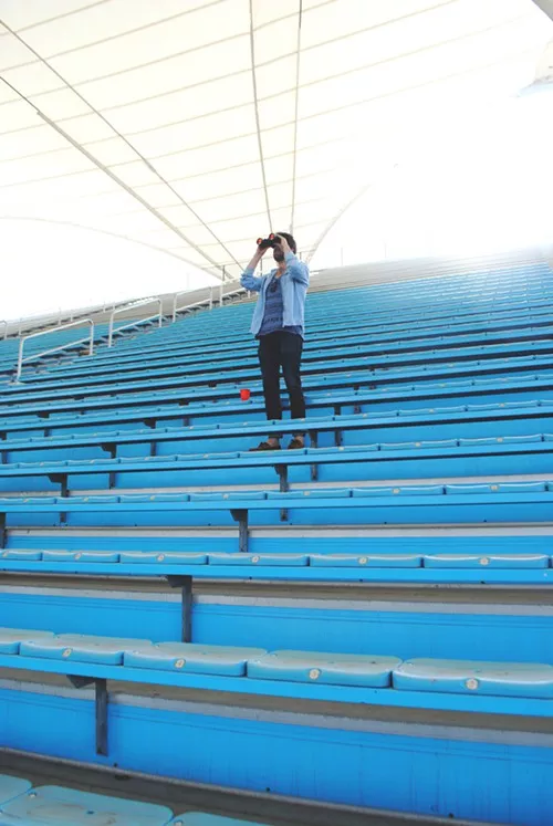 Garrett Komyati from The Modern Electric awaits the summer music lineup at Nautica.