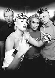 Gwen and the guys -- not that you'd notice them.