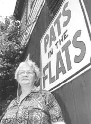 Hanych, standing pat at her home away from home. - WALTER NOVAK