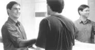 Harry breaks the ice with his old acquaintance, - Michel.