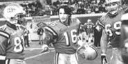 He is The One: Keanu Reeves plays a cynical, reluctant quarterback who leads his scab football team into battle.