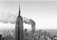 It begins: Smoke billows from the World Trade Center towers.