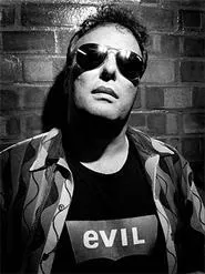 Jello Biafra, practicing his next mug shot.