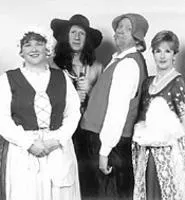 Johnny Appleseed (the dude on the right) and pals spread love in Berea.