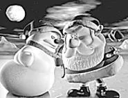 Jolly Old Saint Nick's about to kick some ass in - Santa Claus vs. the Snowman (Tuesday).