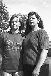 Linda Ramsey (right) and her daughter Amanda. - RAE NESTER