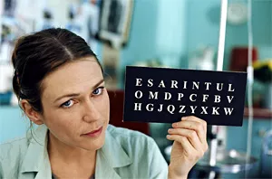 Marie-Josée Croze in The Diving Bell and the Butterfly: Not your usual eye-doctor.