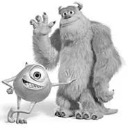 Mike and Sully, co-workers and pals.