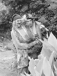 Much ado about two cutups in tights.