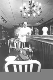 Nana would be proud: Chris Esquivel in the hip dining - room of Curcio's. - WALTER NOVAK