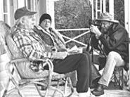 Neil Young (right) shot his indie film in three weeks on - a DIY budget.