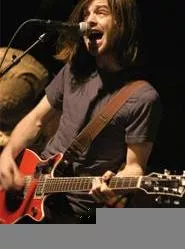 Nine Black Alps' singer-guitarist Sam Forrest, at the Agora Ballroom April 7. - WALTER NOVAK