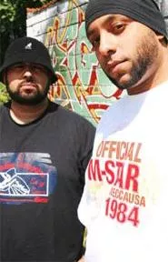 Not as scary in the light: Dlek (left) and Oktopus' cinematic hip-hop is built for darkness.