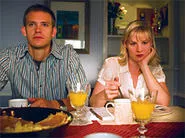 Old boyfriends aren't the problem for Amy's fiancé.