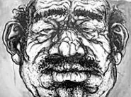 Paulie, by Cleveland Institute of Art student Hunter T. - Keels, is on view at E. Gordon Gallery.