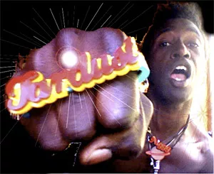 Pow! Saul Williams gives you a taste of his fist, sprinkled with a bit of Tardust.