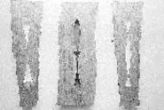 "Sado Triptych," by John Pearson, wood sculpture