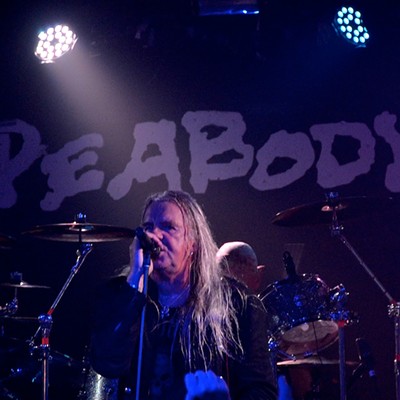 Saxon performing at Peabody's