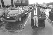 Sergeant Rick Porrello at the site of one of - Cleveland's most notorious slayings. - WALTER NOVAK
