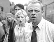 Shaun (Simon Pegg) and his mates kinda miss the - point for a while.