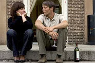 Sidse Babett Knudsen (left) and Mads Mikkelsen.