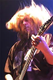 Slayer's Jeff Hanneman, last week at the House of Blues. - WALTER NOVAK
