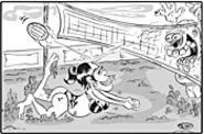 Spiking is the least of the problems at Saturday's - Grass & Mud Volleyball Tournament.