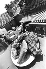 Sun-soaked steaks at Meximilian's, one of life's simple pleasures. - WALTER NOVAK