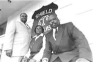 The Black Shield brain trust: Vice presidents Dalton - Preston and Juanita Black, and President Lem - Griffin. - WALTER NOVAK