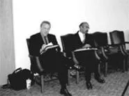 The city has paid John Zayac (left) and Michael Tuan Bustamante's consulting firm close to $2.5 million.