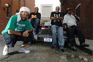 The four C-Town movers behind the Ohio Hip-Hop Awards (left to right): Derrick McKenzie, Derek Jackson, Mike Vasquez, and Quincy Taylor. - PHOTO BY WALTER NOVAK