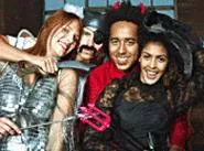 The freaks come out at night. Saturday night, that is, for Halloween-costume contests.